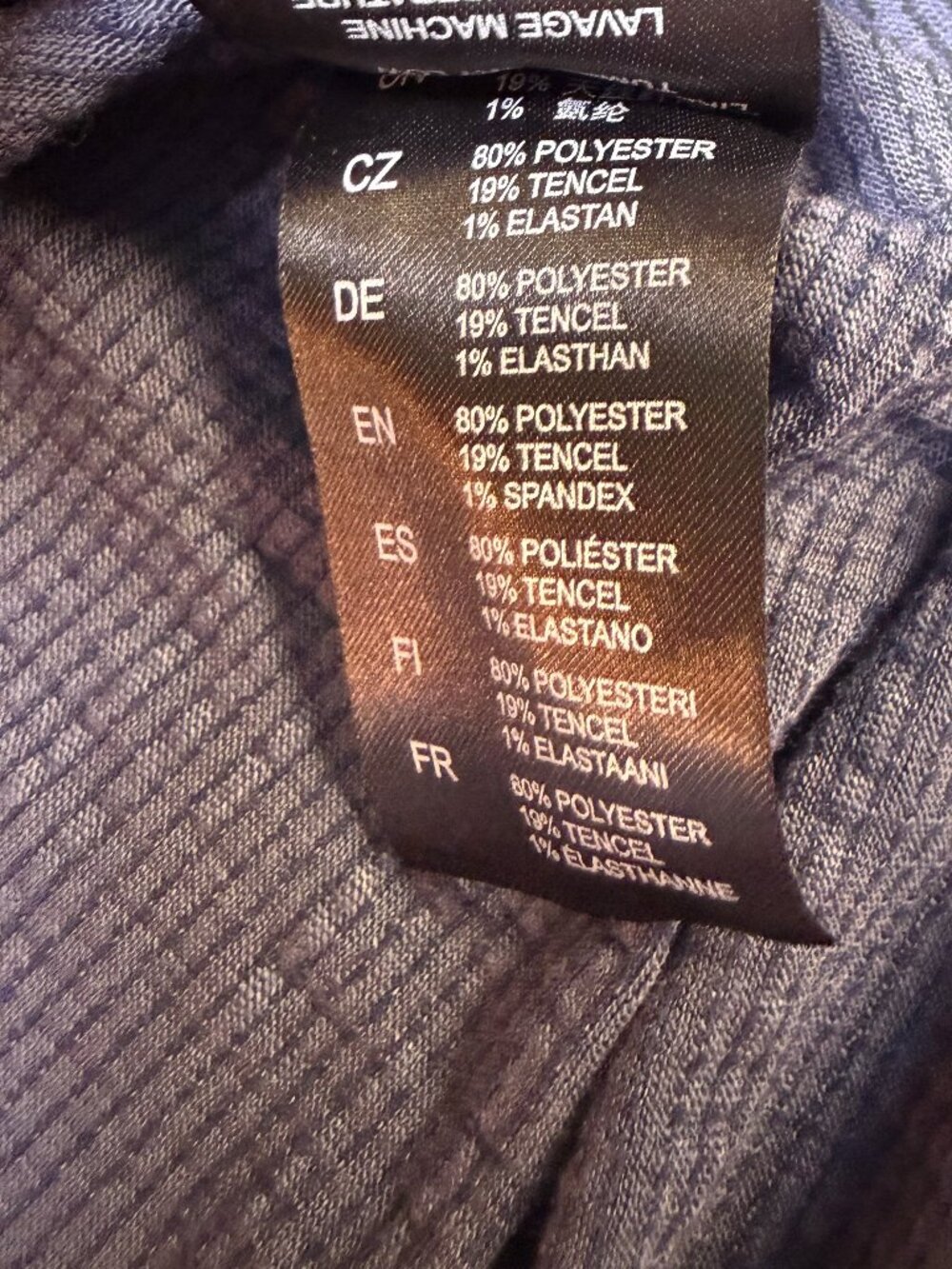 KÜHL Women’s Short Sleeve Tencel Henley Medium Blue Heather EUC - Picture 5 of 10